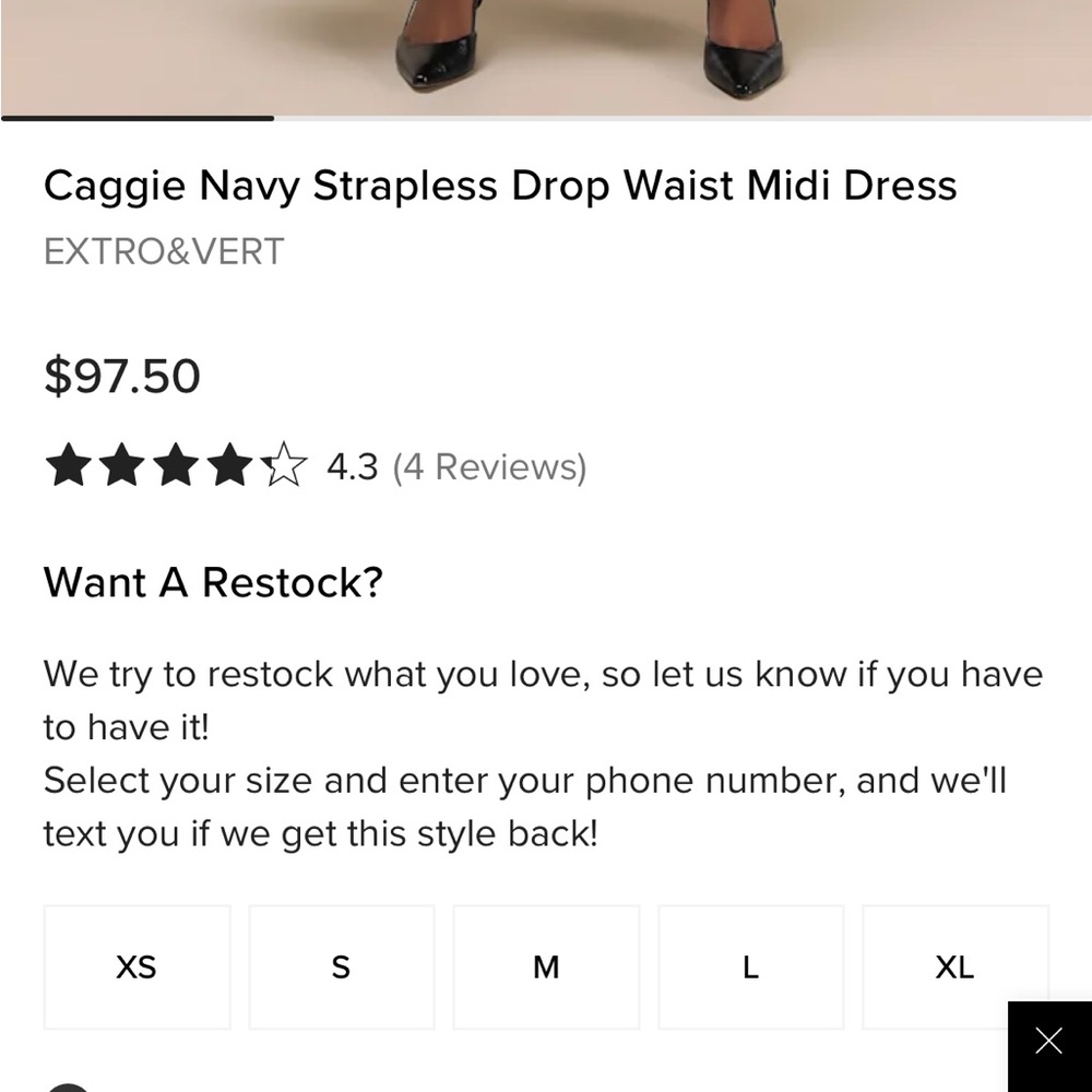 Lulus brand new strapless dress